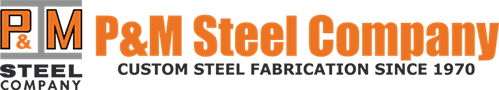 P&M Steel Co. logo